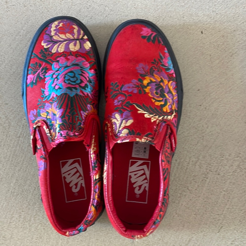 Gorgeous embroidered vans